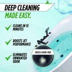 Oh Yuk Jetted Tub Cleaner for Jet Tubs, Bathtubs, Whirlpools, The Most Effective Jetted Tub Cleaner, Septic Safe, 32 Cleanings per Bottle - 1 Gallon