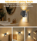 TSEXES 4 Pack LED Night Light Plug in,5-300LM Brightness Adjustable