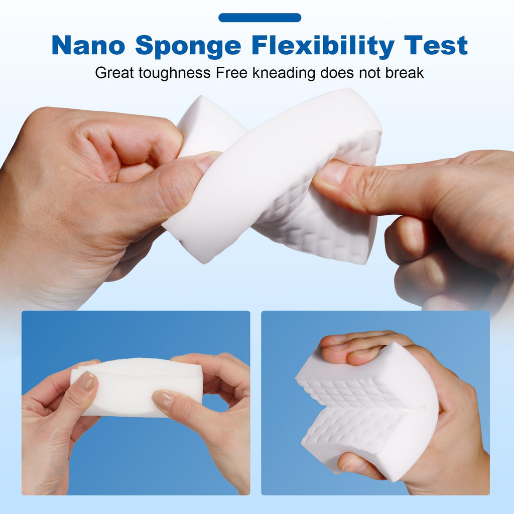 Dr.Wow 50 Ct Thick Melamine Sponges 1.18in - Sink, Bathtub & Tile Cleaner(Ultra-Durable)