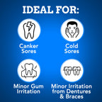 Orajel 3X for Mouth Sores: Maximum Strength Gel Tube 0.42oz- from #1 Oral Pain Relief Brand
