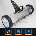 E BAVITE 45Lbs Nail Magnetic Sweeper,17 Inches Heavy Duty Telescopic Magnet Broom Large Rolling Nail Finder Magnet Tools with Wheels Cleanup and Long Adjustable Handle for Yard