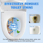 Automatic Toilet Bowl Cleaner Tablets–Fresh Scent,Long-Lasting Clean–Safe for Tanks&Pipes Deodorizing and Descaling –Bathroom Cleaner Against Tough Stains Keeps Bowl Clean Between Washes-50 PACK-1111