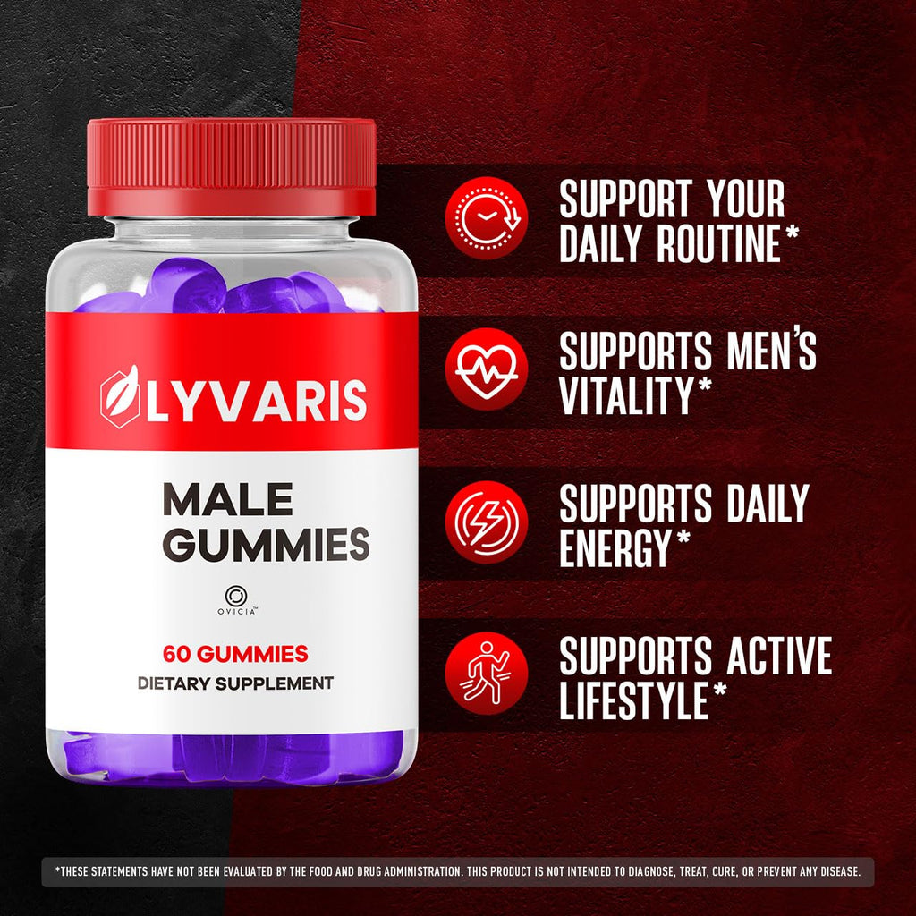 Lyvaris Gummies - Official Livaris Advanced Premium Formula Support Maximum Strenght, All Natural Ingredients Vitamins for Overall Health & Wellness Reviews, 60 Gummies for 1 Month
