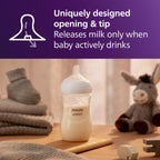 Philips Avent Natural Baby Bottles, Medium Flow, 9 oz, BPA-Free, 4-Pack