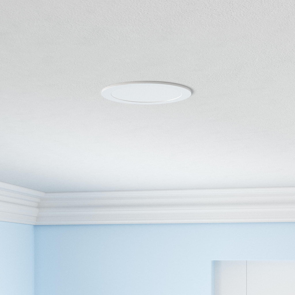 Ensenior 4 Pack 6 Inch LED Recessed Light, Dimmable, 2700K-5000K 5CCT, 1200LM High Brightness, 12W 120V, Damp Rated, Ultra-Thin Canless Wafer Ceiling Light - ETL & FCC & IC