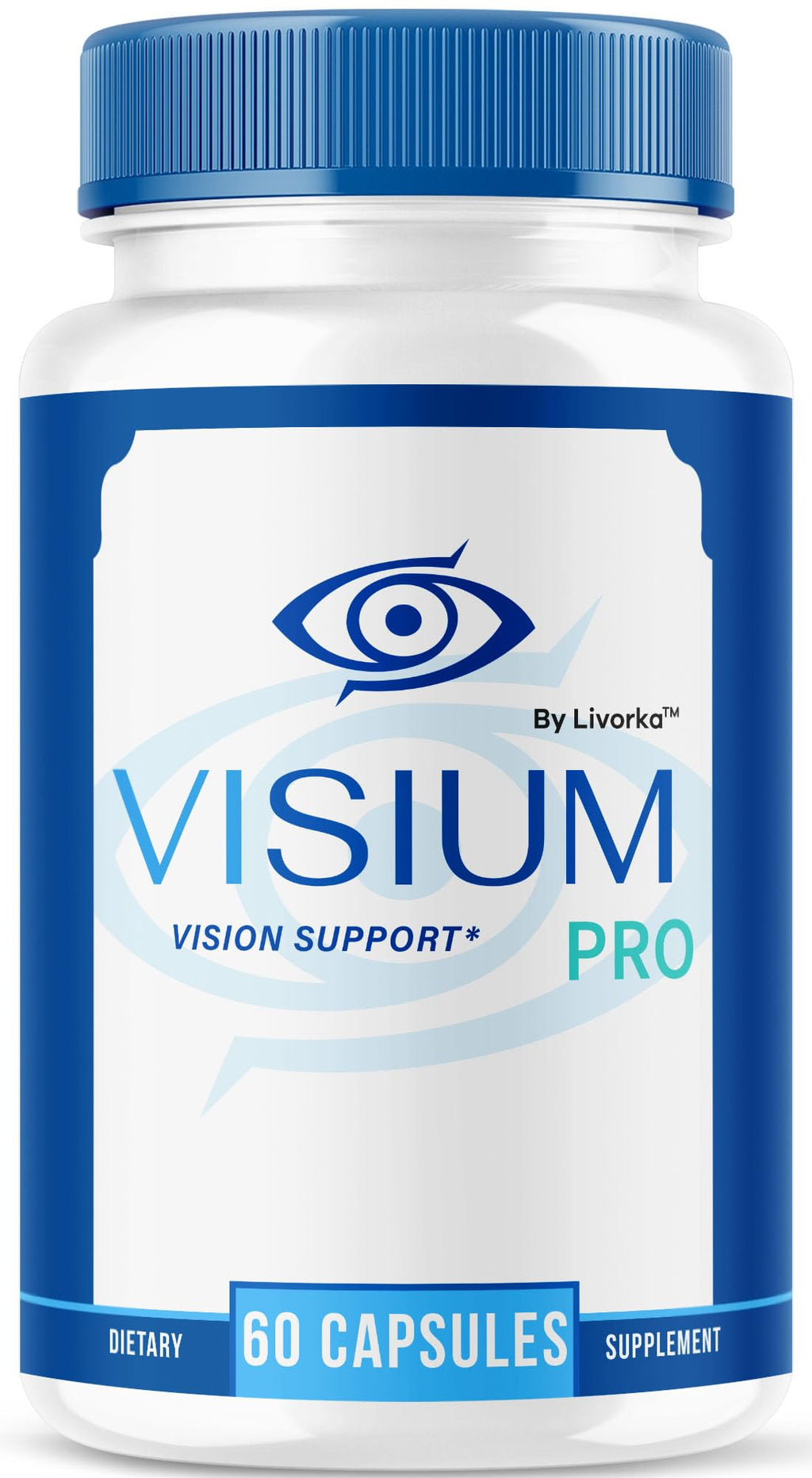 LIVORKA Visium Pro Vision Support - Official Health Supplement Capsules, Natural VisiumPro Vitamin Pills for Visual Health & Wellness, Visium Pro Reviews, 60 Capsules for 1 Month