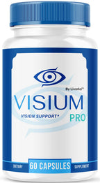 LIVORKA Visium Pro Vision Support - Official Health Supplement Capsules, Natural VisiumPro Vitamin Pills for Visual Health & Wellness, Visium Pro Reviews, 60 Capsules for 1 Month