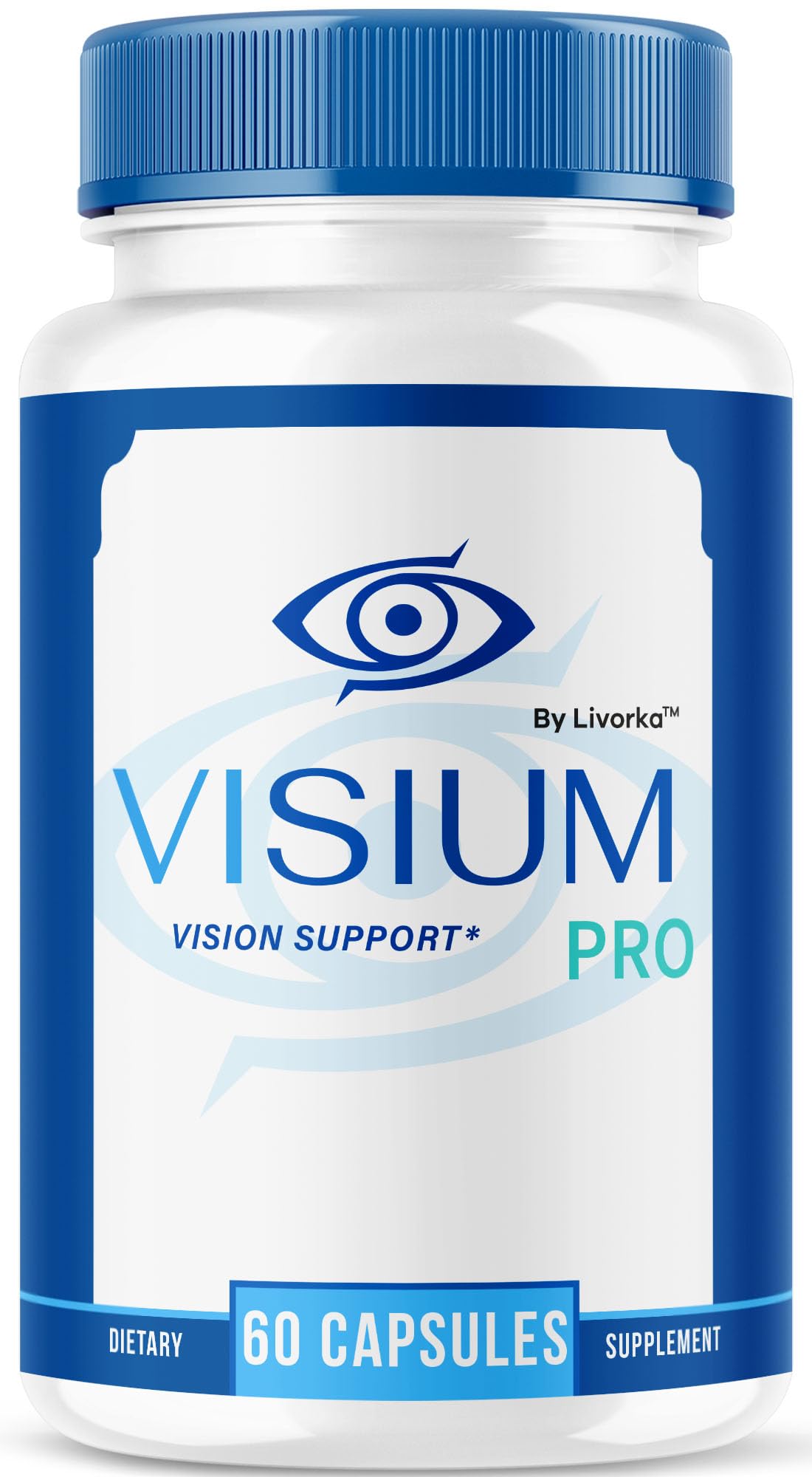 LIVORKA Visium Pro Vision Support - Official Health Supplement Capsules, Natural VisiumPro Vitamin Pills for Visual Health & Wellness, Visium Pro Reviews, 60 Capsules for 1 Month