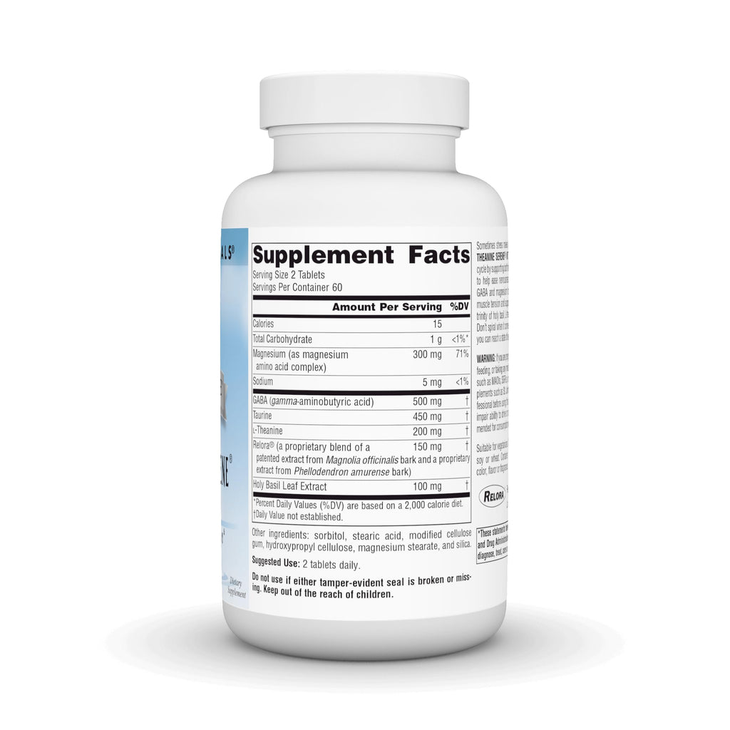 Source Naturals Theanine Serene with Relora, Calm Mind and Body* - 120 Tablets