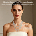 Gemsme 4.0mm Cubic Zirconia Tennis Necklaces for Women and Men |White18inch