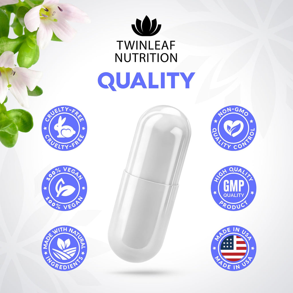 Natural Serotonin Supplement - Made in USA Manganese Serotonin & Cortisol Manager - Serotonin Booster Vitamin Supplement for Women with 5-HTP Vitamin B6 B12 GABA L Theanine L Tryptophan - 60 Capsules
