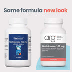 Allergy Research Group ARG Nattokinase 100 mg - Supplement to Support Healthy Circulation - Delivers 100 mg Nattokinase NSK-SD from Fermented Soybeans per Serving - 180 Servings - 180 Capsules