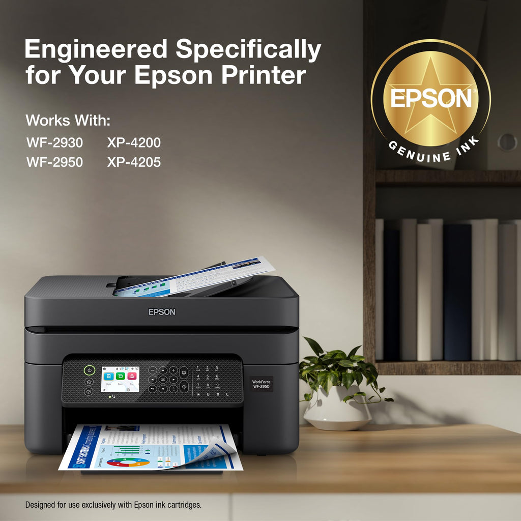 Epson 232 Claria Ink Standard Capacity Black & Color Cartridge Combo Pack (T232120-BCS) Works with Workforce WF-2930, 2950 and Expression XP-4200, 4205