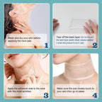 DUBPIRT 5 PCS Silicone Neck Wrinkle Patches - Reusable Overnight Anti-Wrinkle Patches, Anti Aging Silicone Wrinkles Patche for Skin Firming & Neck（2.5 Months Supply ）-Upgraded Version