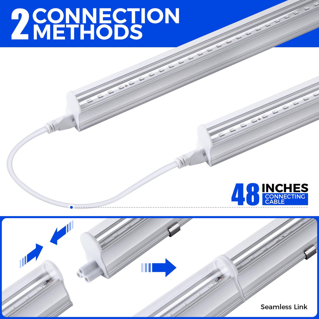 Barrina UV LED Blacklight Bar, 22W 4FT, T5 Bulb for Glow Party, Halloween