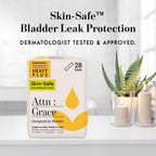 Attn: Grace Heavy Plus Incontinence Pads for Women, 28-Pack - High Absorbency, Breathable, Plant-Based - Incontinence Pads for Heavy Bladder Leaks & Sensitive Skin