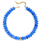 LILIE&WHITE Blue Beaded Necklaces for Women