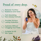 Ancient Greek Remedy Body Oil 8 oz - Organic After Shower Face Oil & Body Moisturizer for Dry Skin - Almond, Jojoba, Olive, Lavender, Vitamin E Oils - Natural Clean Facial Skincare for Women & Men