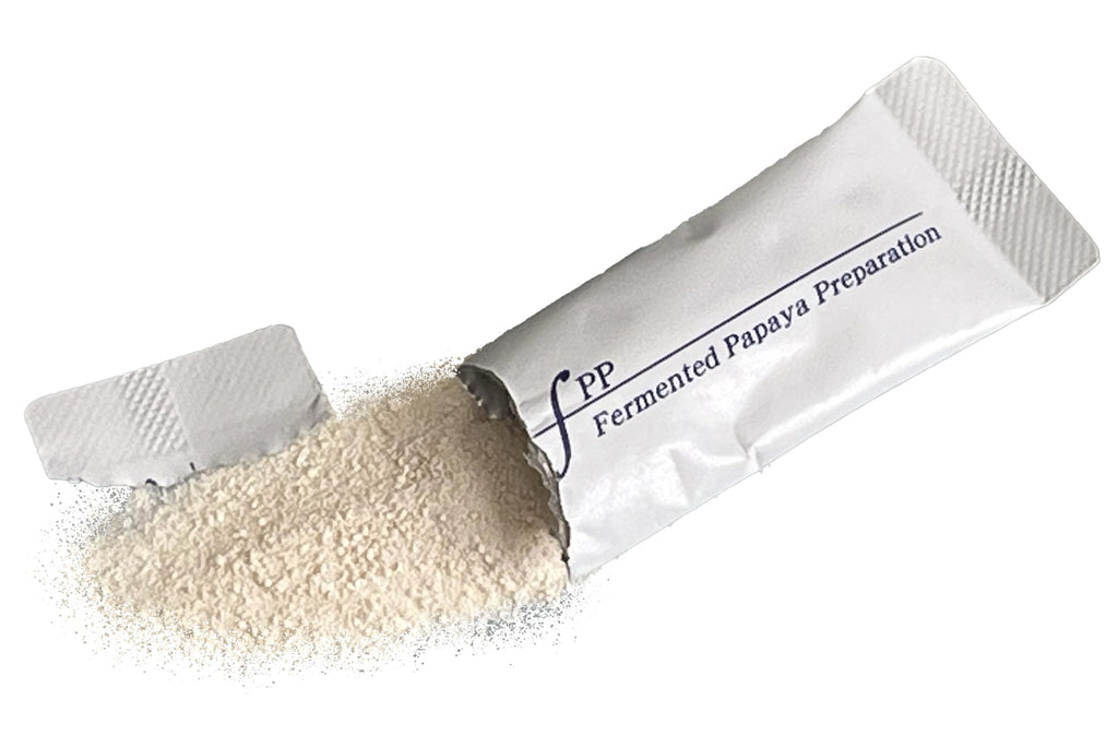 IMMUN'ÂGE - Anti Aging Supplement - NRF2 activator - Immune Support - Antioxidant - Cellular Energy Booster - Skin Aging Protection - 100% Japanese Fermented Papaya - Powder - 30 Packets x 3 Grams