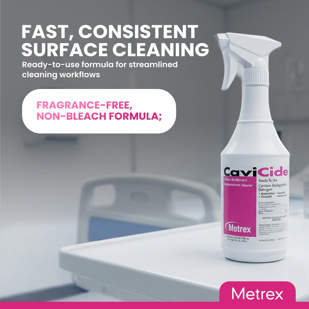 Metrex CaviCide Germicidal Surface Disinfectant Spray, 24 Oz Spray, 12-Pack
