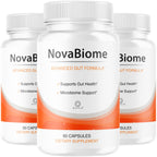 (3 Pack) NovaBiome Capsules - Official NovaBiome Pills Advanced Formula with All Natural Ingredients, Novabiome Advanced Pills for Wellness & Overall Health Support Reviews, 180 Capsules for 3 Months