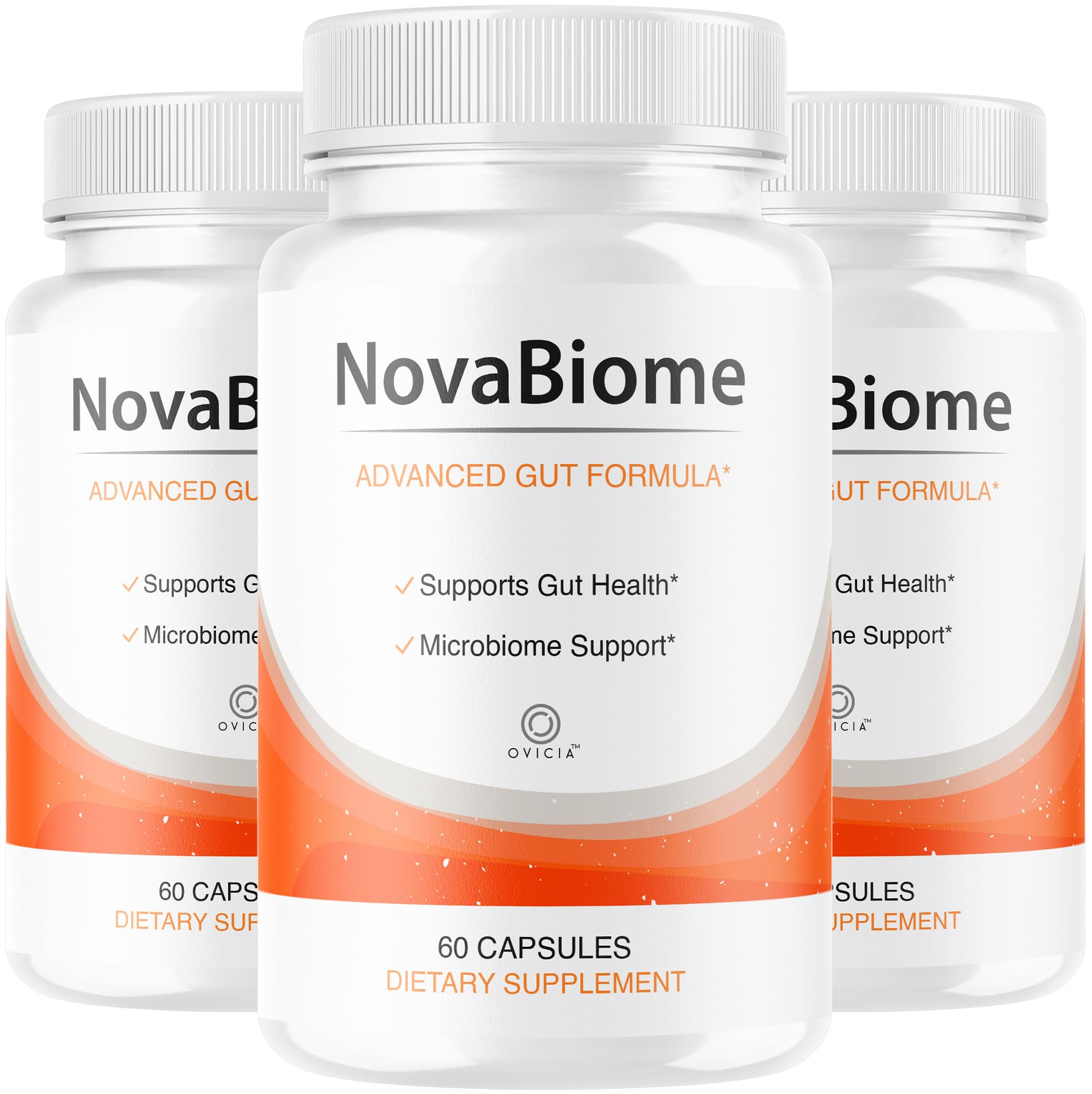 (3 Pack) NovaBiome Capsules - Official NovaBiome Pills Advanced Formula with All Natural Ingredients, Novabiome Advanced Pills for Wellness & Overall Health Support Reviews, 180 Capsules for 3 Months