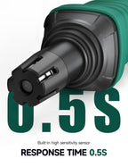 STMOUTUO Gas Leak Detector for RV & Home - Detects Propane, Methane & Combustible Gases, 2 Batteries Included (Green)