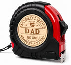 Fathers Day Dad Gifts from Daughter Son, Dad Gifts Personalized Engraved Tape Measure Birthday Woodworking Carpenter Tool Gifts for Men 25FT/7.5m (Dad)