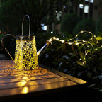 VOOKRY Solar Watering Can Lights, 2 Pack Retro Large Hanging Solar Lights Outdoor Decorative Waterproof Garden Decor for Outside Patio Yard Porch Lawn, Gifts for Mom Women Grandma Birthday
