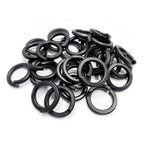 Instockbolt 1/4" Black Split Lock Washer, 18-8 (304) Stainless Steel Spring Lock Washer 100PCS
