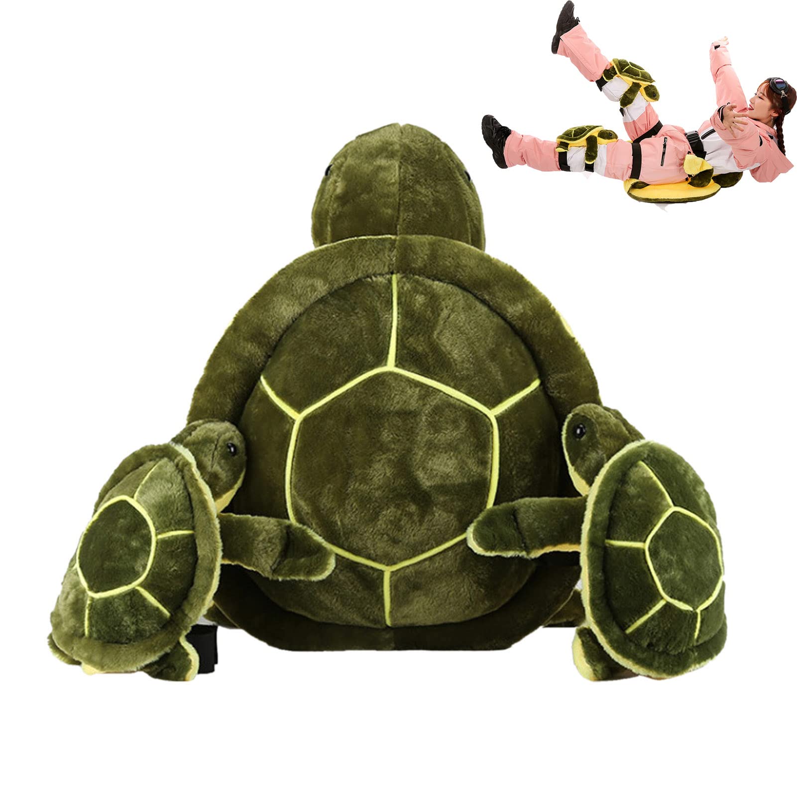 Turtle Butt Pads for Skating,Cute Protection Hip Butt Pad,Protective Gear Knee Pad Anti-Cold Anti-Fall Cushion for Scooters Snowboarding Roller Skating