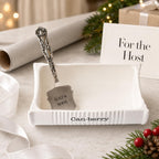 Mud Pie Can-Berry Ceramic Cranberry Serving Dish, Includes Spatula