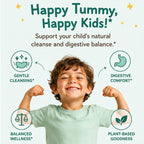 Kids Herbal Gut Cleanse Drops, Parasite Cleanse for Humans Liquid with Wormwood, Black Walnut & Probiotics, Supports Digestive & Overall Gut Health for Children (2 oz)