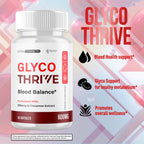 (2 Pack) Glyco Thrive Capsules, Official GlycoThrive Glycogen Support Pills with All Natural Ingredients, Advanced Formula Health Supplement with Max Strength Vitamins for Women & Men (120 Capsules)