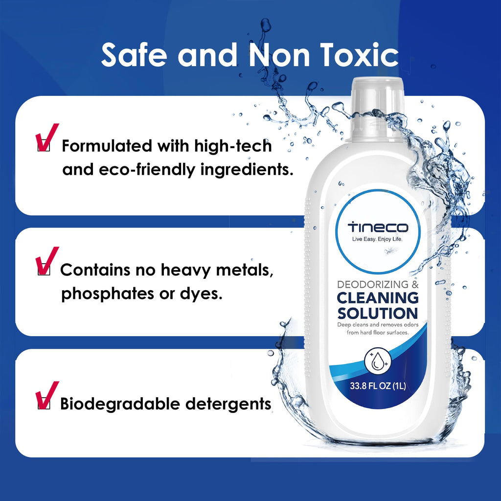 Tineco Floor Cleaning Solution 2L (33.8 OZ*2) for i5/i6 Stretch & FLOOR ONE S5/S6/S7/S9 Artist & S6/S7/S9 Master & Breeze Series, (EXCEPT iFLOOR 5 Steam/S5/ S7/ S9 Artist Steam Series) Wet Dry Vacuum