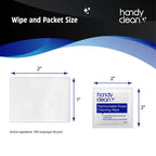 HandyClean Thermometer Wipes, 70% Isopropyl Alcohol 2x1 In, 1000 Count