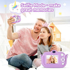 MAVOKIS Kids Camera Digital Camera for Age 3-8, 1080P Toddler Camera for Kid with 32GB SD Card, Toddler Girls Toys Age 6-9, Christmas Birthday Gifts for Children, Purple