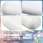 Weewooday 46 Pieces PTFE Magnetic Mixer Stirrer Bar, White Color Stainless Steel Laboratory PTFE Stir Plate Bar, Mixing Plate Magnet Stick (30 Mm/ 1.18 Inch)