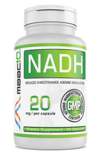 MAAC10 NADH Supplement 20mg Each 60 Capsules for Energy, Fatigue, Mental Focus & NAD+ Longevity Support | Pharmaceutical Grade 99% Pure NADH