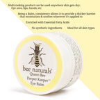 Bee Naturals Queen Eye Balm Duo - Peeper Keeper - 2 Pack Gift Set - Soothes & Moisturizes with Vitamin E & 10 Natural Oils - Helps Diminish Crowsfeet, Wrinkles & Fine Lines