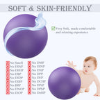 Soft Pilates Ball 9 Inch, Ideal Small Exercise Ball Between Knee Squeeze for Physical Therapy Yoga Core Medicine Abs Pt Bouncy, Mini Rubber Fitball Barre Workout Equipment for Women Men Kid Toddler