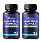 Magnesium Complex for Women Men 1350mg 15 in 1 Pure Magnesium Supplement with Magnesium Glycinate Citrate Malate Taurate Oxide Magnesio, for Muscle, Heart, Relaxation & Nerve Support, Vegan 60 Days