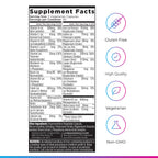 Livingood Daily Methylated Multivitamin for Women and Men, Multi Vitamin Supplement with Alpha Lipoic Acid, B Vitamins, Iron, Zinc and Selenium, Energy, Metabolism and Immune Support, 60 Capsules