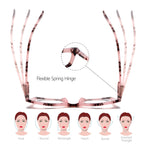 FSRTEP Oprah Style Readers for Women - 6 Pack Stylis Style Reading Glasses with Blue Light Blocking and Spring Hinge +1.5