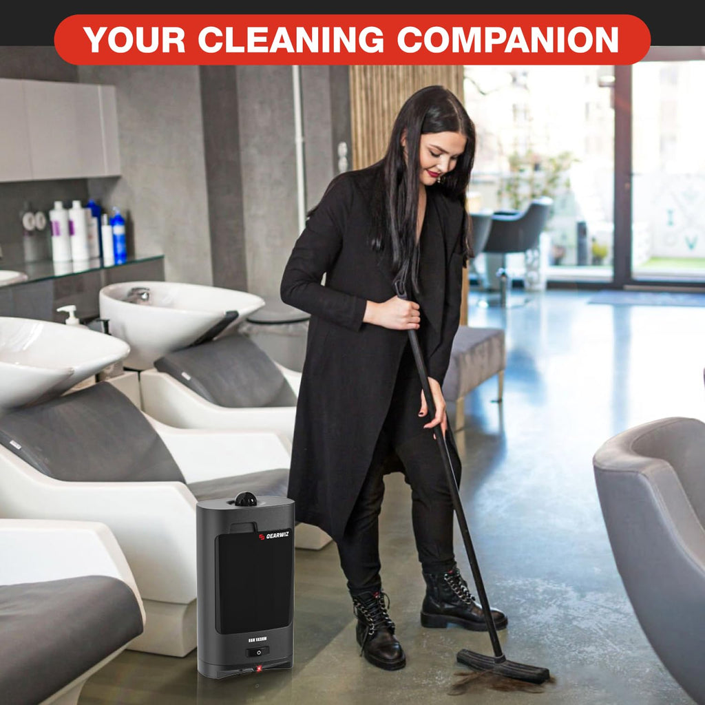Gearwiz 1400W Touchless Automatic Vacuum Dustpan – Motion Sensor Hands-Free Electric Dustpan for Pet Hair Dirt & Debris – Powerful and Energy Efficient Cleaning Solution for Home Kitchen & Office
