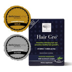 NEW NORDIC Hair Gro - Natural Hair Growth Product with Biotin, Apple Extract & Patented Tocotrienol Complex - Non-GMO, Gluten-Free & Dairy-Free - 60 Vegan Tablets (Pack of 2)