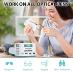 200 Count Lens Wipes for Eyeglasses, Eyeglass Lens Cleaning Wipes Pre-moistened Individually Wrapped Sracth-Free Streak-Free Eye Glasses Cleaner Wipes for Sunglass, Camera Lens, Goggles