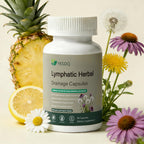 PKQLQ Lymph Drainage Capsules | Natural Detoxification Help Maintain the Healthy Fluid Balance of Both Women and Men, Promote Blood Virculation and Maintain Good Health. 60 Capsules (1)