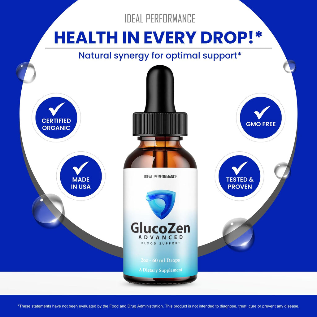 IDEAL PERFORMANCE Glucozen Drops, Glucozen Droppers Reviews (2 Pack)