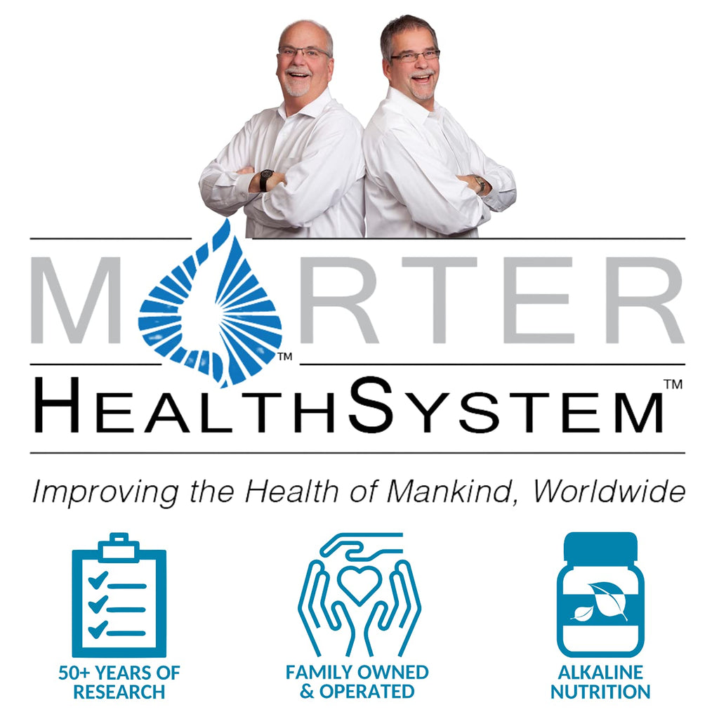 Morter HealthSystem Alka•Green Tablets Best Process Alkaline — Nutrient Dense Organic Barley Grass Supplement — Natural Source of Enzymes & Amino Acids